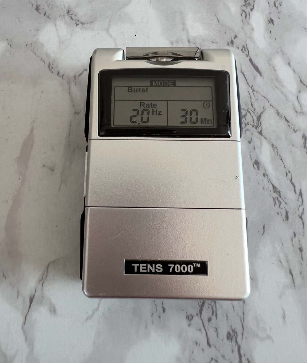 TENS 7000 Digital Muscle Stimulator Pain Relief Machine (No Electrodes Included)